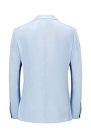 Load image into Gallery viewer, Light Grey Notched Lapel Men's 2-Piece Prom Party Suits