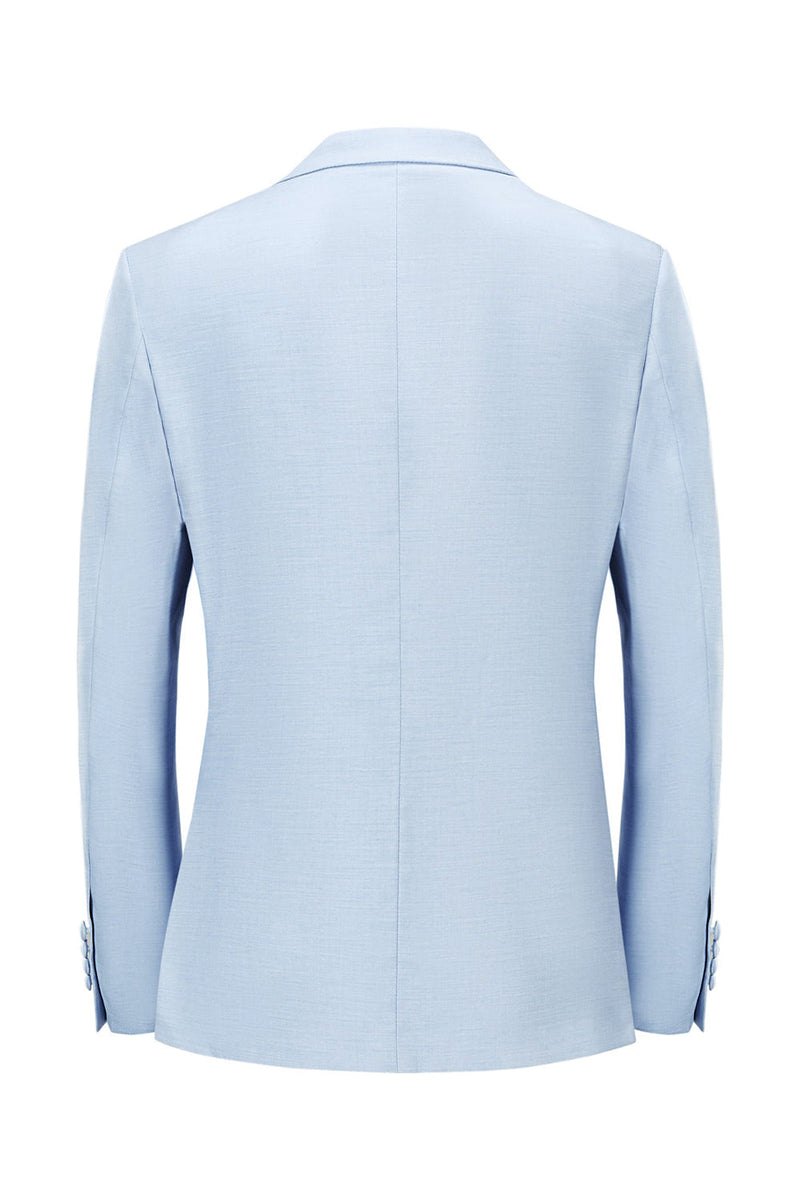 Load image into Gallery viewer, Light Grey Notched Lapel Men's 2-Piece Prom Party Suits