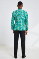 Load image into Gallery viewer, Green Peak Lapel 3 Piece Men's Wedding Suits