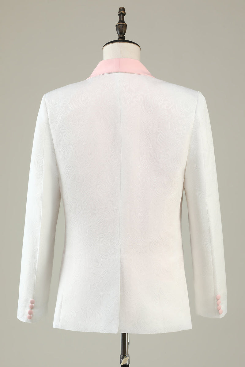 Load image into Gallery viewer, Light Pink Shawl Lapel 3 Piece Men's Prom Suits