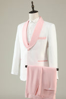 Load image into Gallery viewer, Light Pink Shawl Lapel 3 Piece Men's Prom Suits