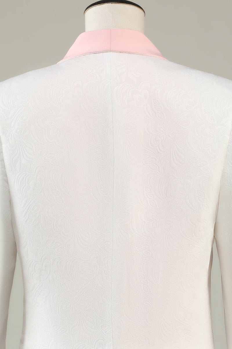 Load image into Gallery viewer, Light Pink Shawl Lapel 3 Piece Men's Prom Suits