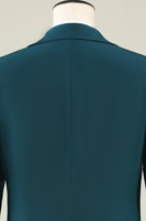 Load image into Gallery viewer, Dark Green Notched Lapel 3 Piece Men's Prom Suits