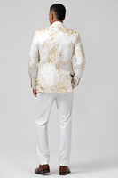 Load image into Gallery viewer, Champgne Peak Lapel One Button 2 Pieces Men's Prom Suits