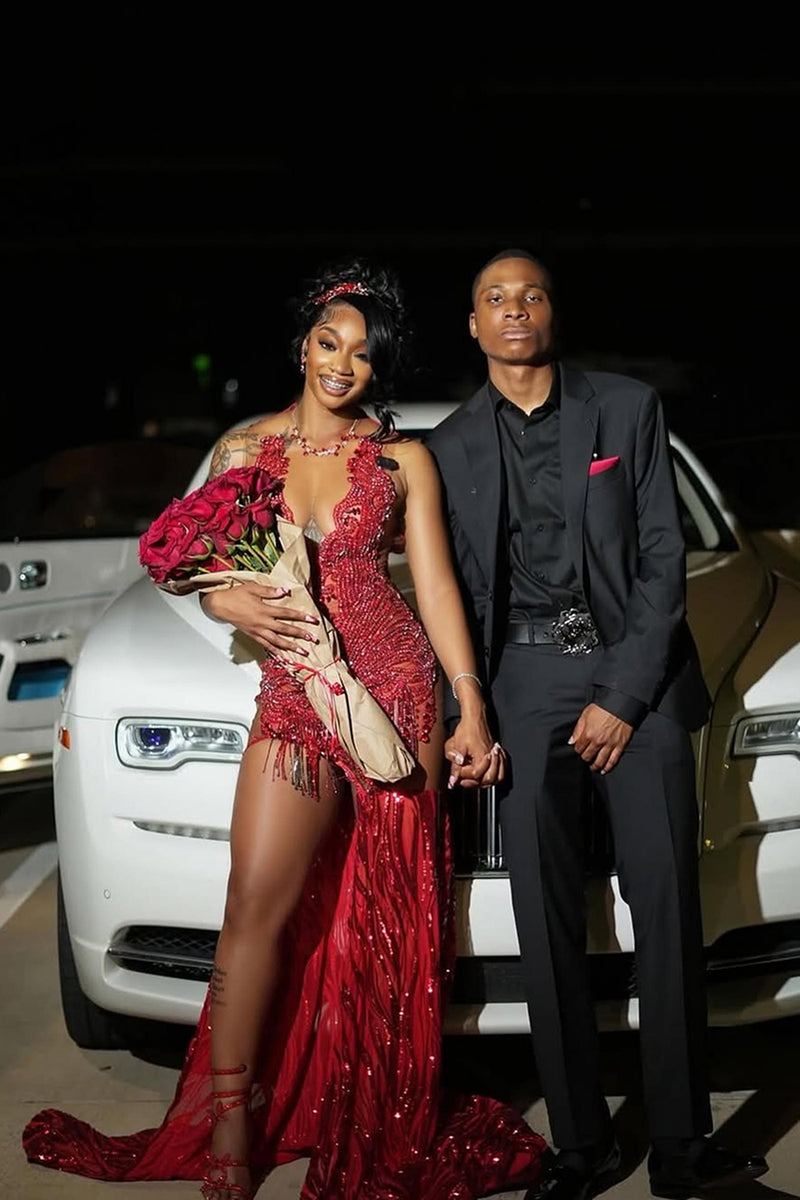 Load image into Gallery viewer, Black 2 Pieces Notched Lapel Men's Formal Suits