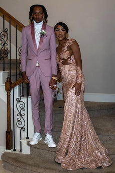 Lilac Shawl Lapel 2 Pieces Men's Prom Suits