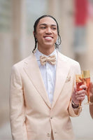 Load image into Gallery viewer, Ivory 2 Pieces Notched Lapel Men's Prom Suits