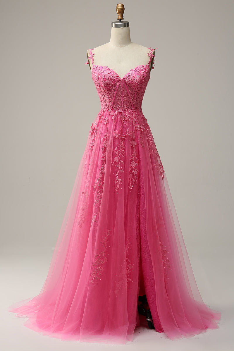 Hellymoon Women Off The Shoulder Prom Dress A Line Hot Pink Long Party hellymoon-women-off-the-shoulder-prom-dress-a-line-hot-pink-long-party