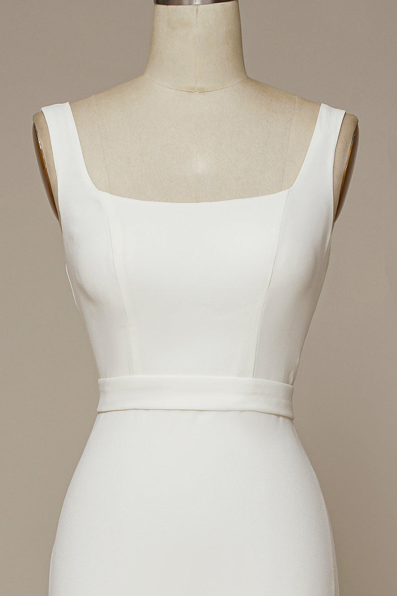 Load image into Gallery viewer, Mermaid Square Neck Wedding Dress