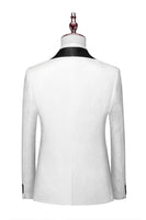 Load image into Gallery viewer, Shawl Lapel White Three-Piece Men's Suits