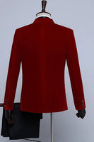 Load image into Gallery viewer, Black Velvet Men's Tuxedo for Party