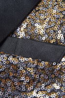 Load image into Gallery viewer, Ombre Sequins Purple Men's 2 Piece Slim Fit Notched Lapel Party Suits