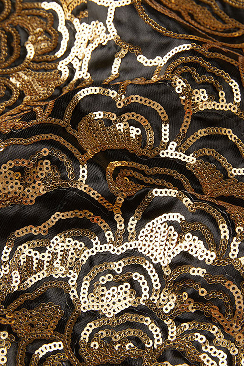 Load image into Gallery viewer, Golden Sequins Men's Blazer