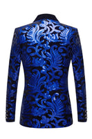 Load image into Gallery viewer, Royal Blue Sequins Men's 2 Pieces Suits