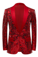 Load image into Gallery viewer, Glitter Red Sequins Men's Blazer