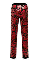 Load image into Gallery viewer, Glitter Red Sequins 2 Piece Men's Suits