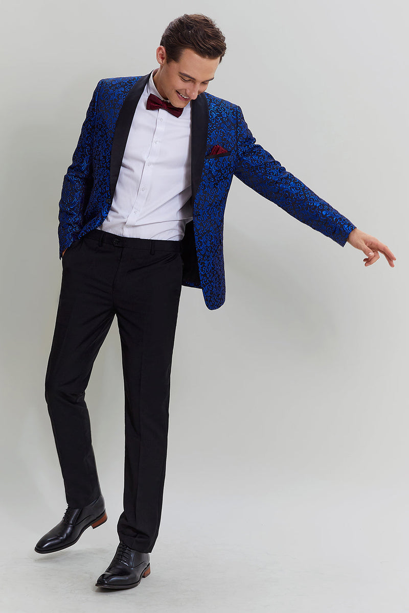 Load image into Gallery viewer, Royal Blue Shawl Lapel 2 Piece Slim fit Men's Suit