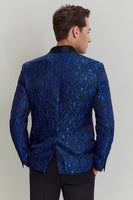 Load image into Gallery viewer, Royal Blue Shawl Lapel 2 Piece Slim fit Men's Suit