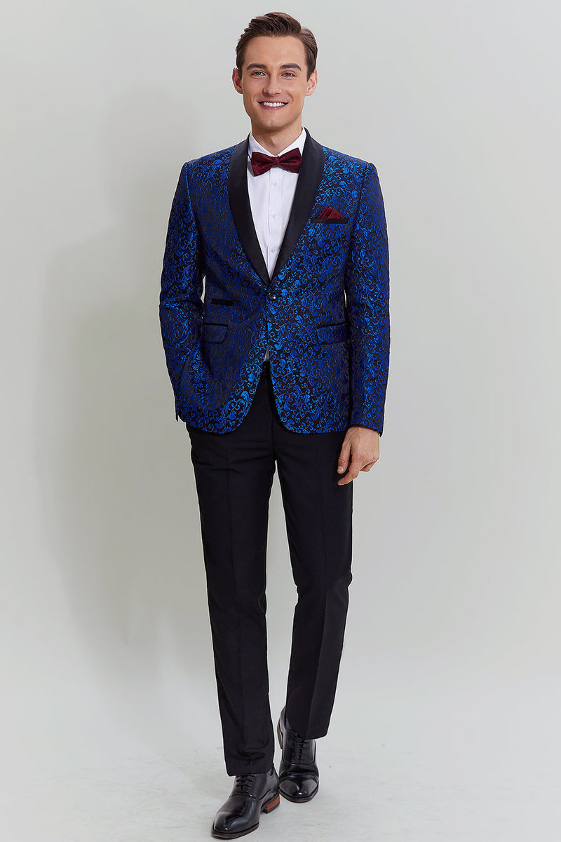 Load image into Gallery viewer, Royal Blue Shawl Lapel 2 Piece Slim fit Men's Suit