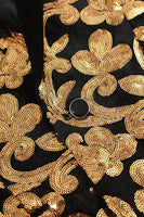 Load image into Gallery viewer, Men's Blazer Slim Fit Solid One Button Business Gold Suit Jacket