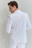 Load image into Gallery viewer, Men's Slim Fit 2 Piece Suit One Button Notched Lapel Tuxedo