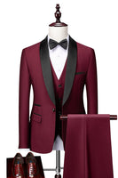 Load image into Gallery viewer, Grey Men's 2-Piece Suits