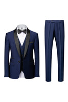 Load image into Gallery viewer, Grey Men's 2-Piece Suits