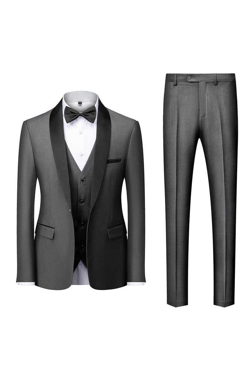 Load image into Gallery viewer, Grey Men's 2-Piece Suits