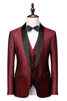 Load image into Gallery viewer, Black Men's 2-Piece Suits Shawl Lapel