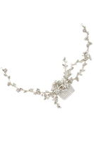 Load image into Gallery viewer, Rhinestone Flower Bridal Tiara