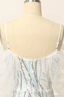 Load image into Gallery viewer, Mermaid Off the Shoulder White Long Prom Dress