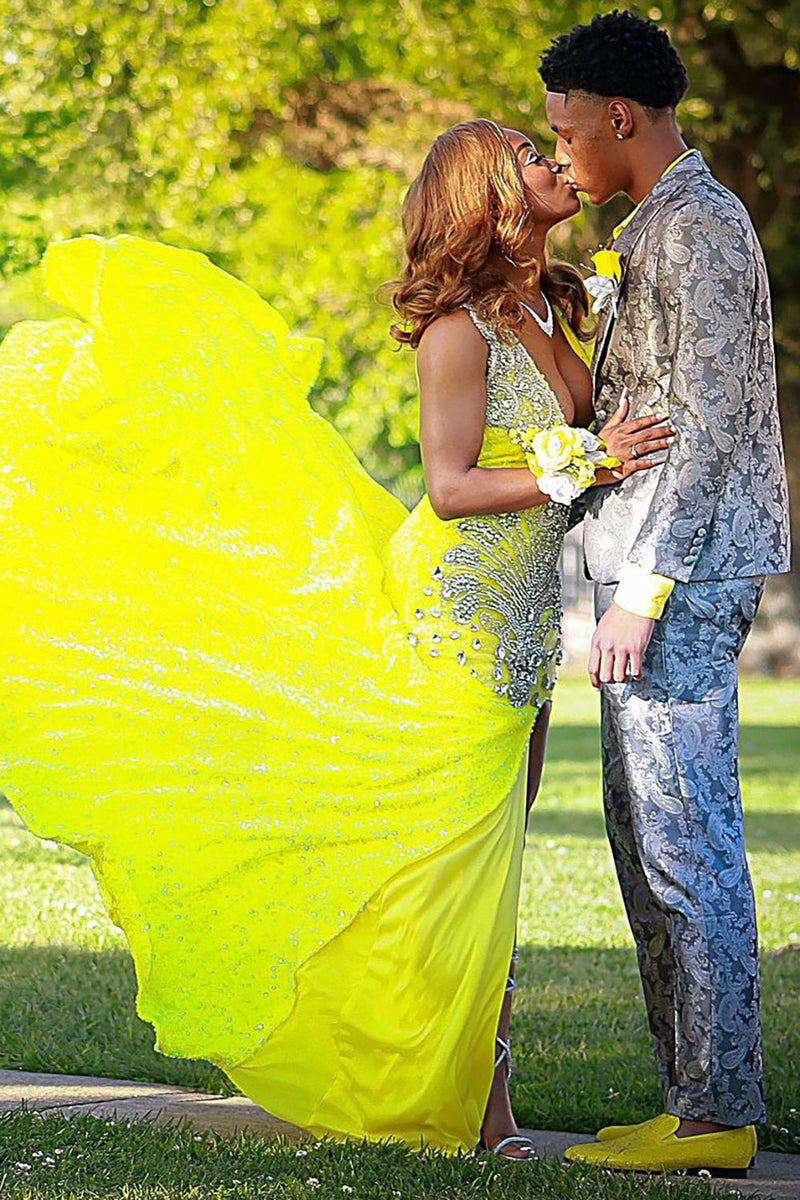 Load image into Gallery viewer, Silver Notched Lapel 2 Piece Men's Prom Suits