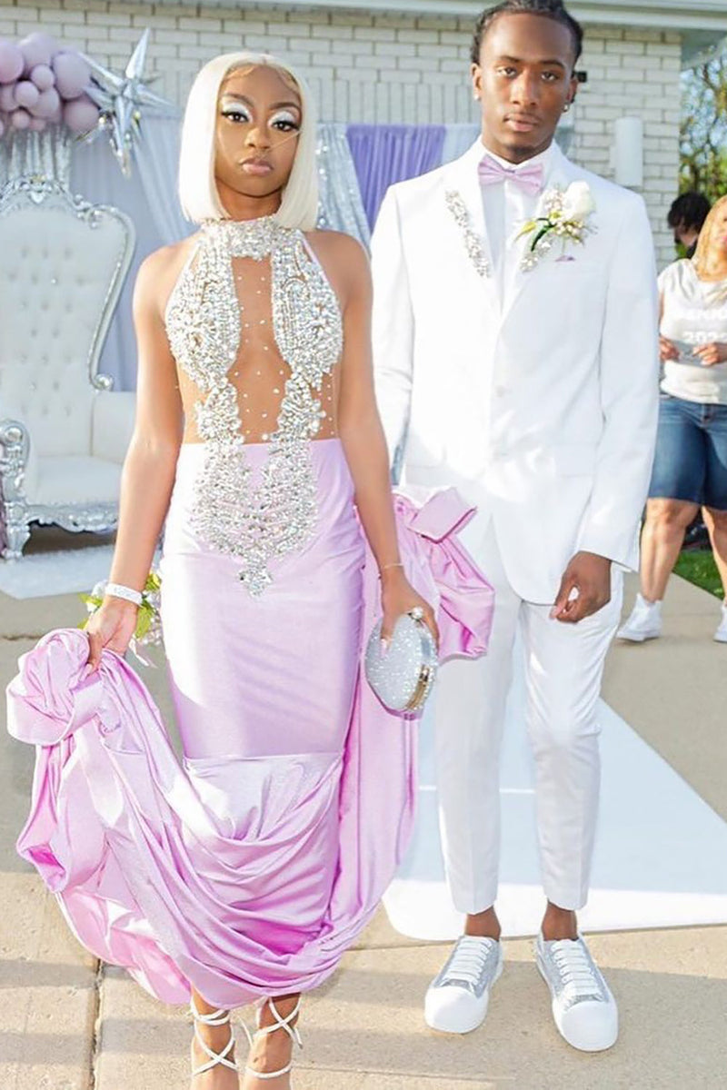 Load image into Gallery viewer, White Notched Lapel Men's Prom Blazer