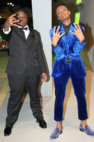 Load image into Gallery viewer, Royal Blue Peak Lapel 2 Piece Men's Prom Suits