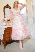 Load image into Gallery viewer, A Line Tulle Prom Dress with Hearts
