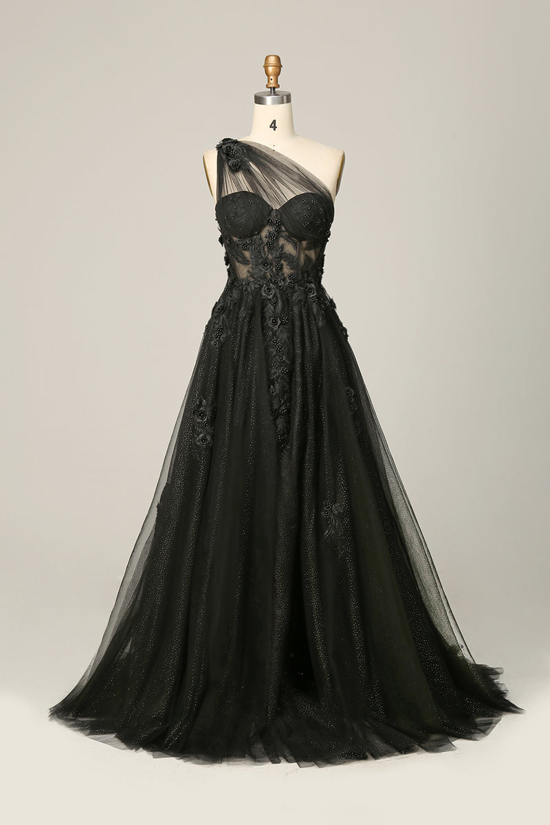 Black tulle party best sale dress