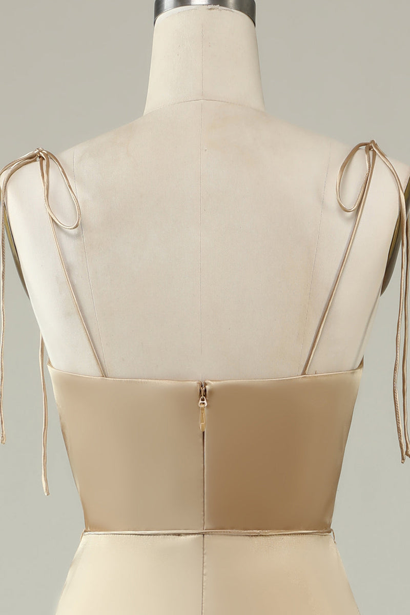 Load image into Gallery viewer, Blush Floral Boho Mermaid Bridesmaid Dress