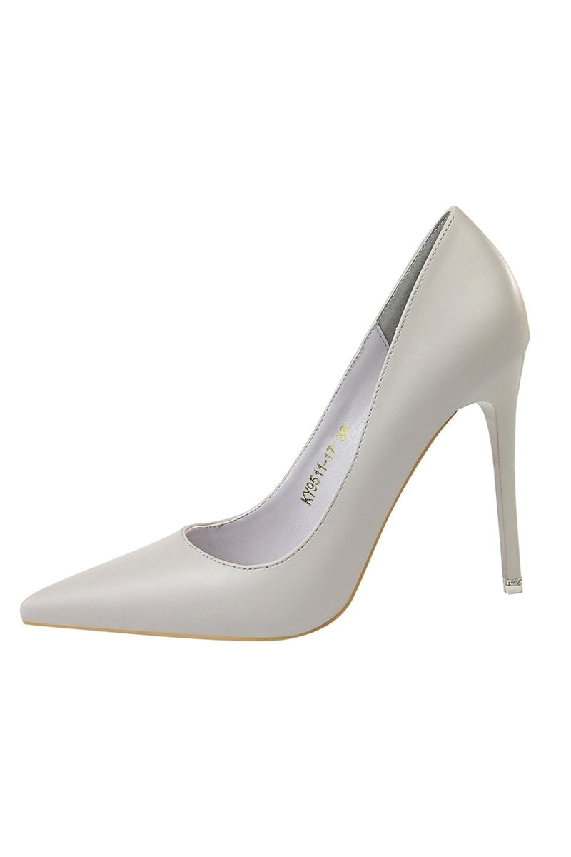 Load image into Gallery viewer, Super High Heel Shallow Mouth Pointed Stiletto Heels