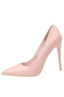 Load image into Gallery viewer, Super High Heel Shallow Mouth Pointed Stiletto Heels