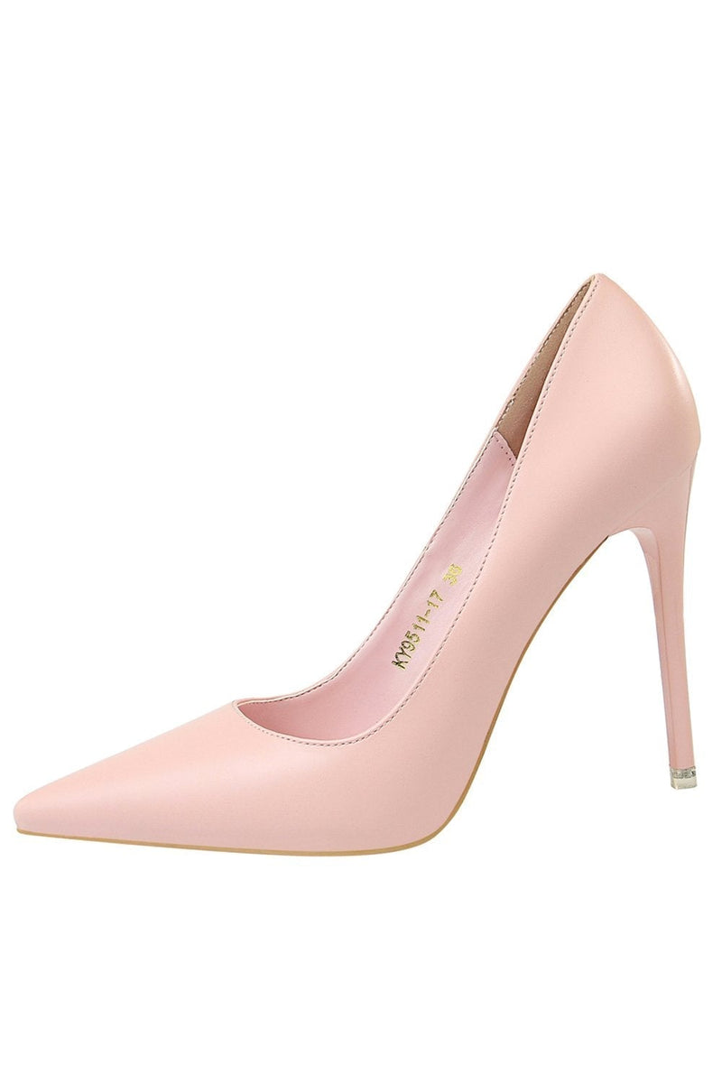 Load image into Gallery viewer, Super High Heel Shallow Mouth Pointed Stiletto Heels