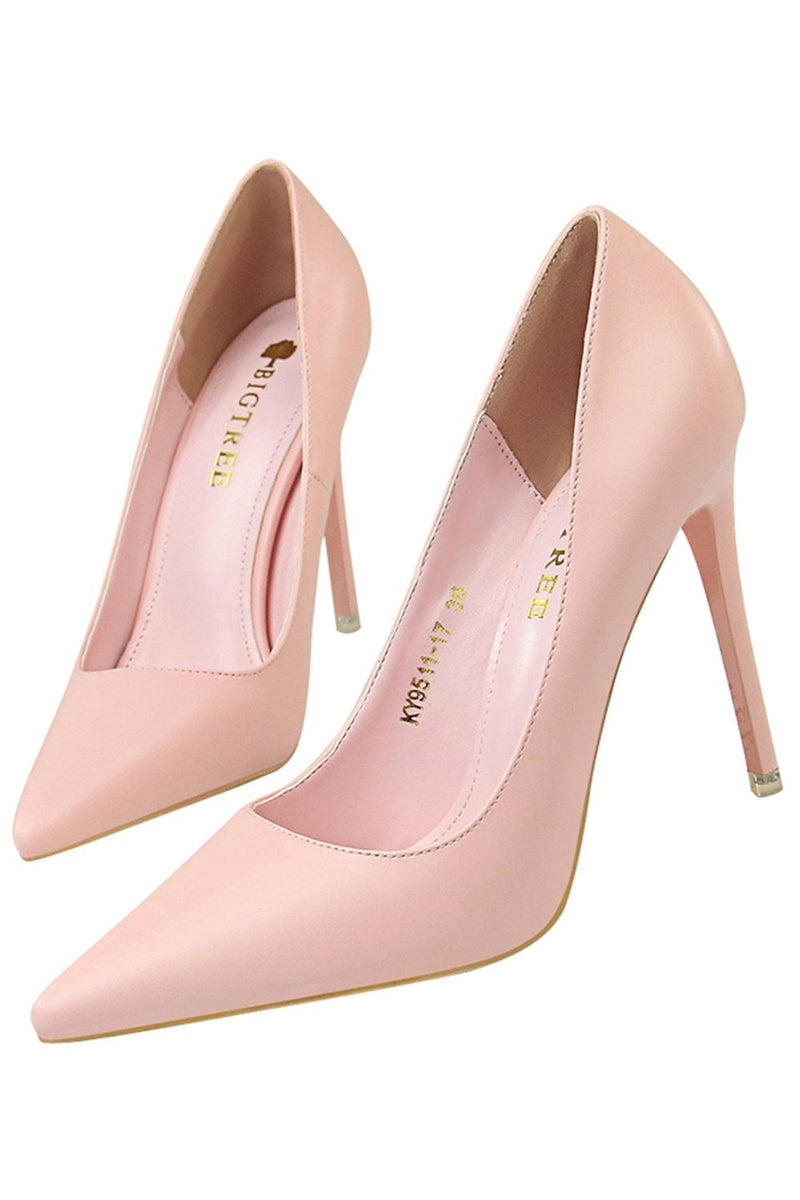 Load image into Gallery viewer, Super High Heel Shallow Mouth Pointed Stiletto Heels