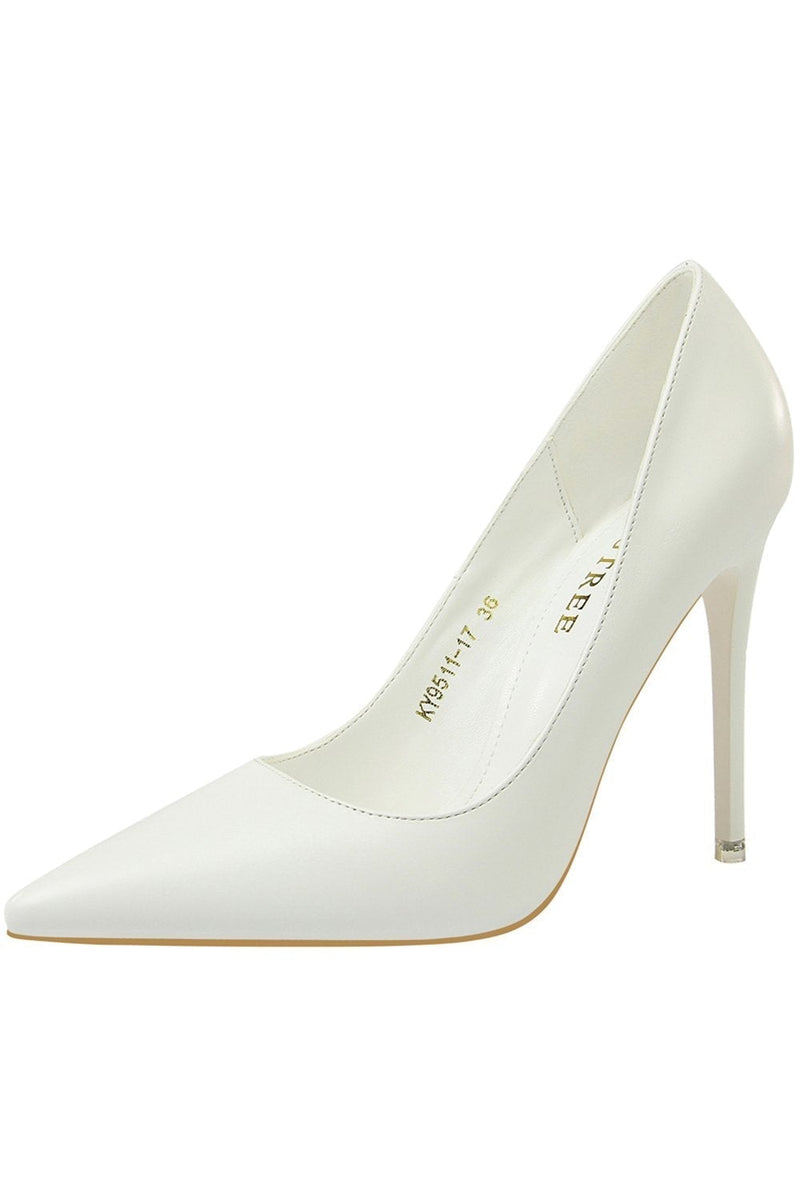 Load image into Gallery viewer, Super High Heel Shallow Mouth Pointed Stiletto Heels