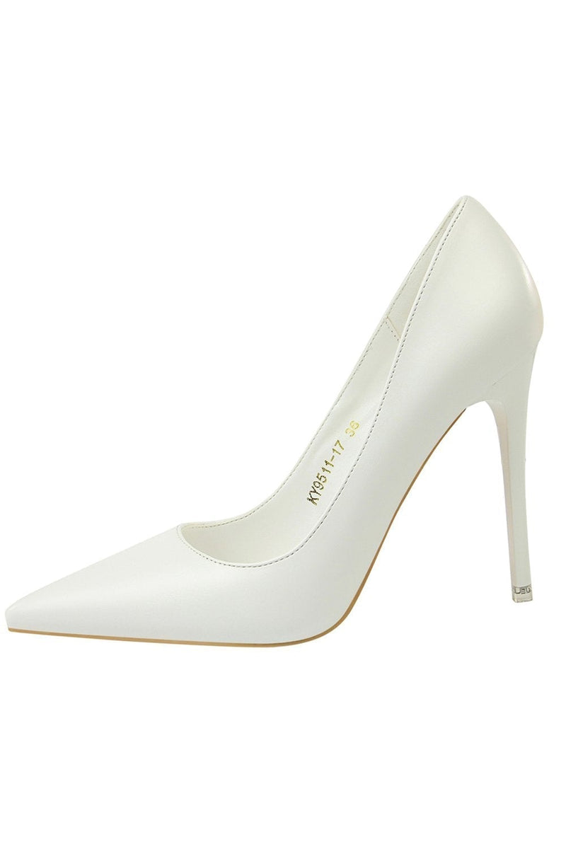 Load image into Gallery viewer, Super High Heel Shallow Mouth Pointed Stiletto Heels