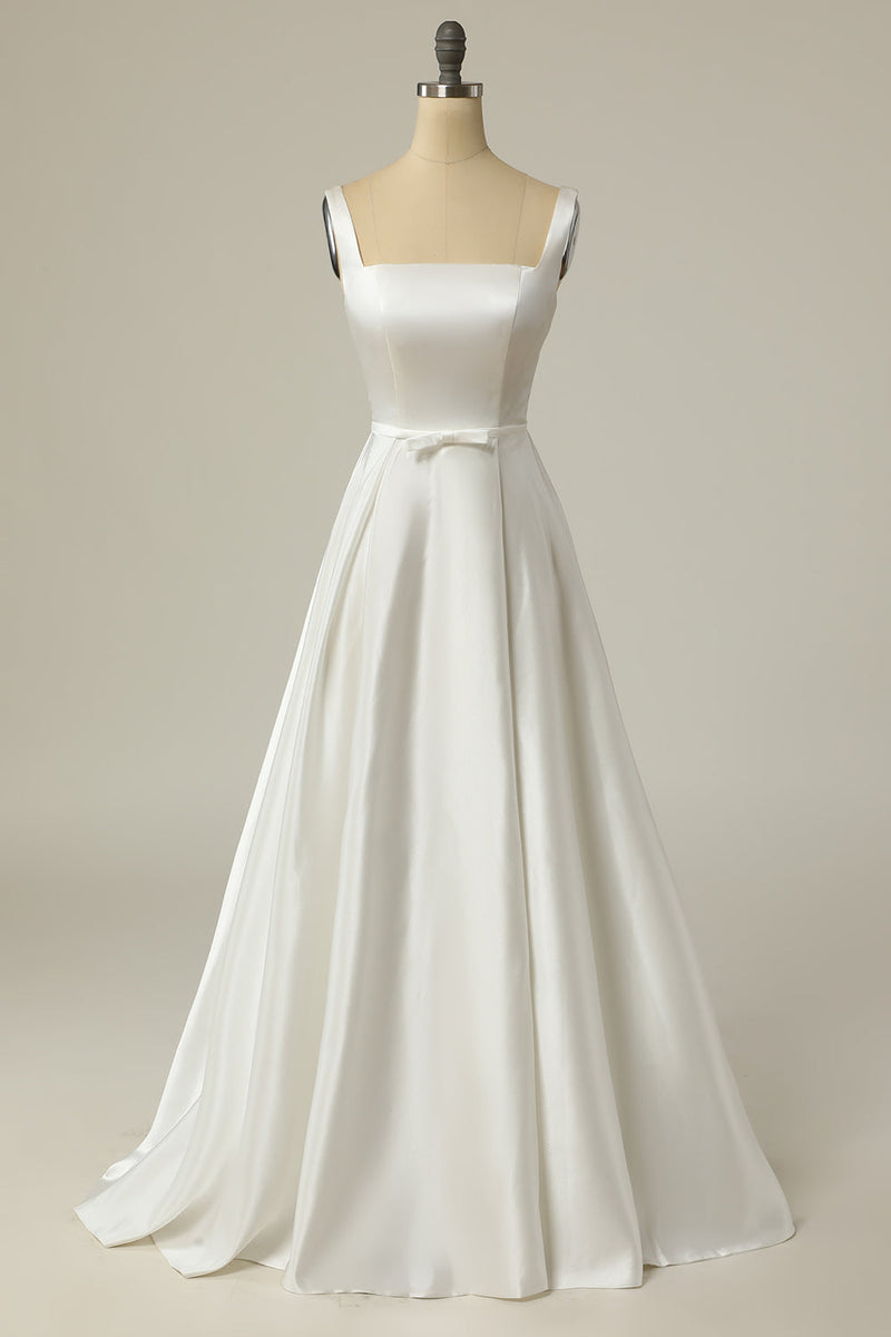 sachin and babi light blue dress Simple Wedding Dresses for 2026 Brides main image 0
