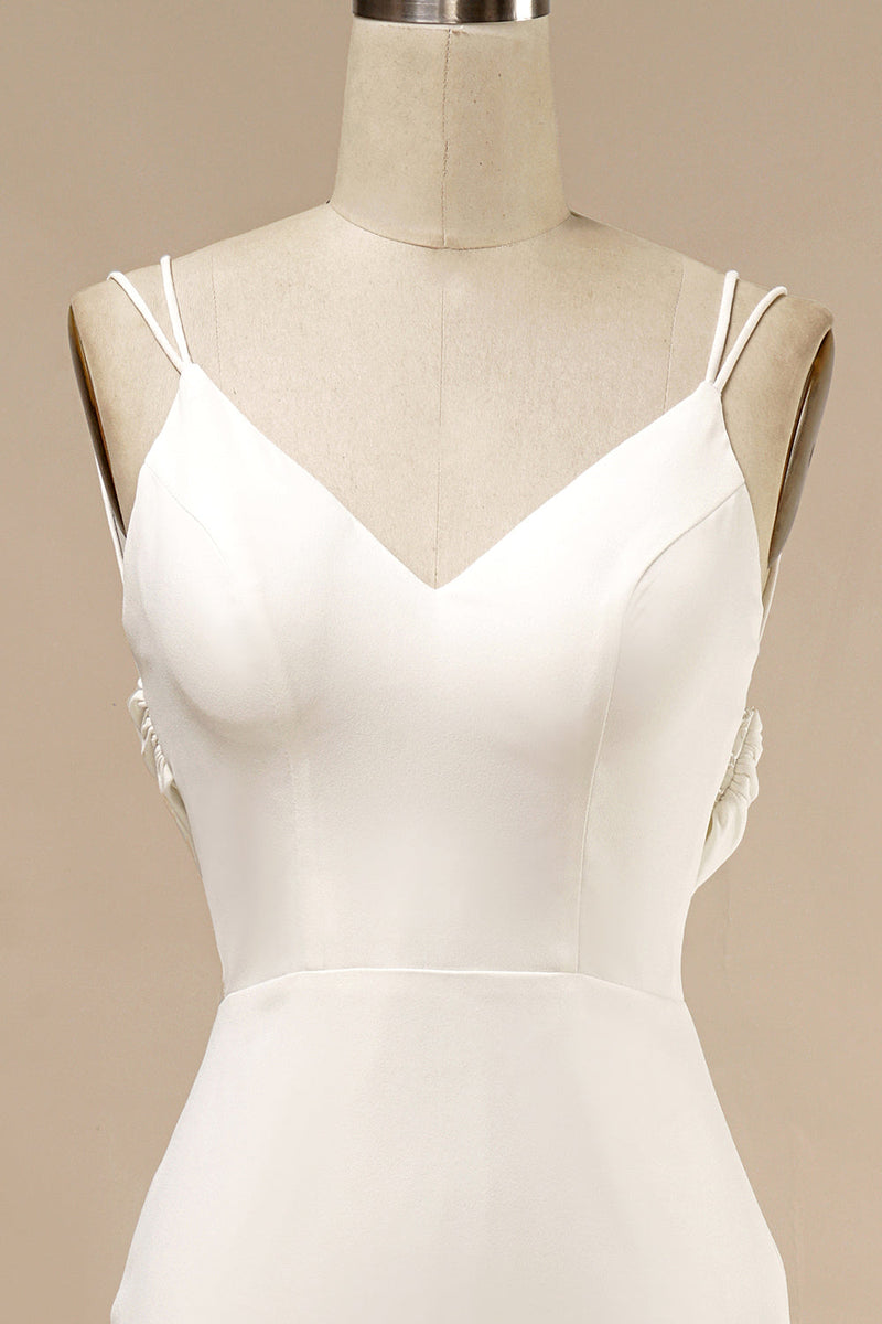 Load image into Gallery viewer, Mermaid Boho Wedding Dress with Ruffles