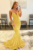 Load image into Gallery viewer, Fuchsia Sequin Mermaid Strapless Prom Dress