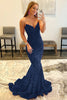 Load image into Gallery viewer, Fuchsia Sequin Mermaid Strapless Prom Dress