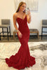 Load image into Gallery viewer, Royal Blue Sequin Mermaid Strapless Prom Dress