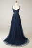 Load image into Gallery viewer, Off the Shoulder Hot Pink Prom Dress with Appliques