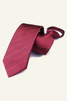 Load image into Gallery viewer, Dark Grey Striped Men&#39;s Tie For Party